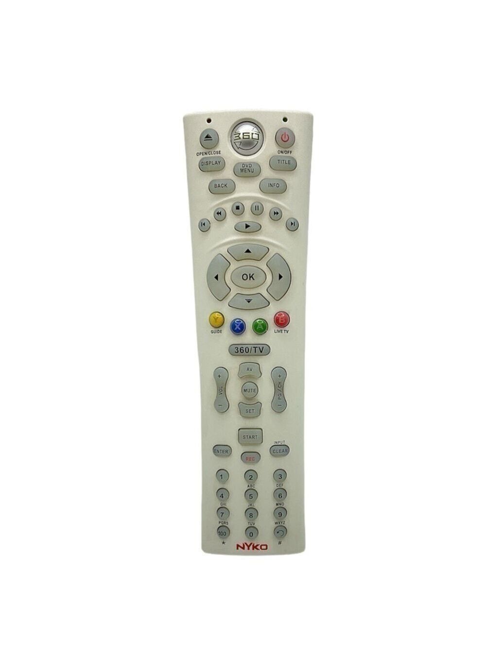 Microsoft Xbox Nyko Media Remote Control Full Feature